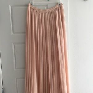 Sparkle & Fade pleated maxi skirt